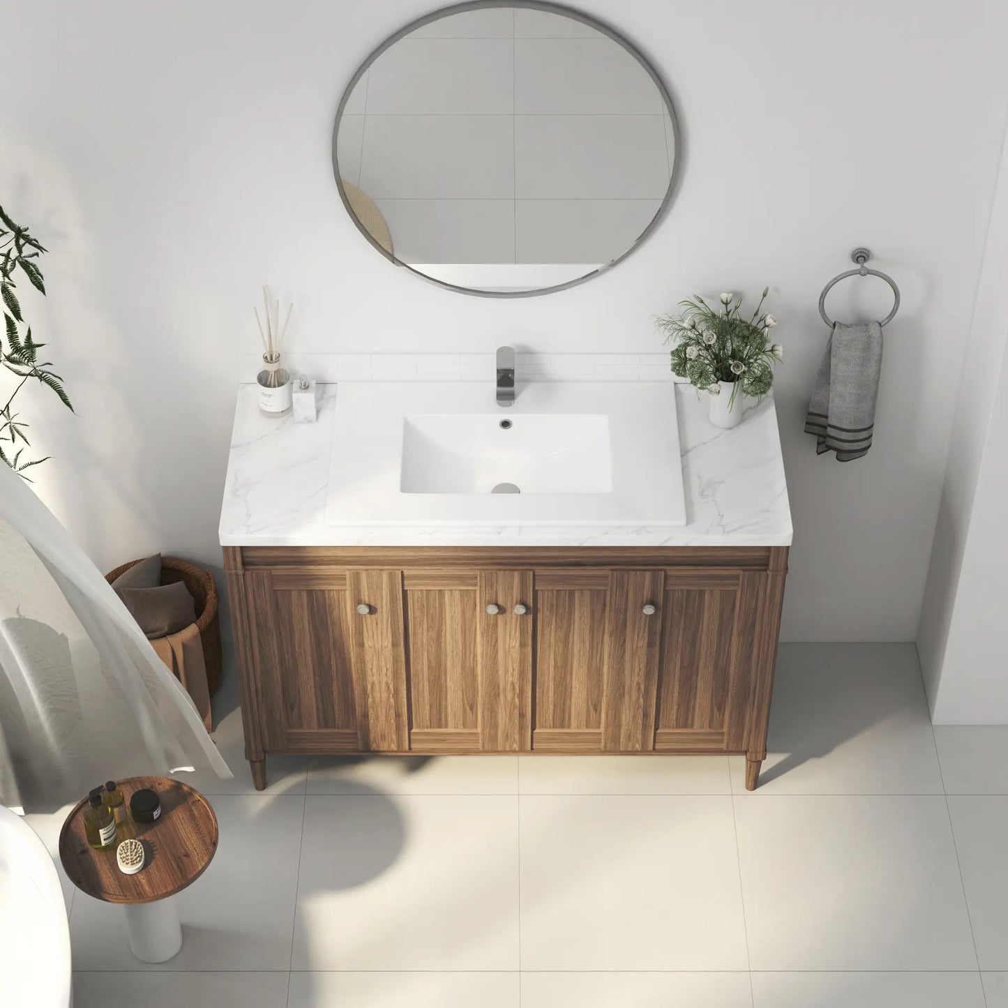 Tucson 30" x 18.25" Vitreous China Single Vanity Top Sink in White (Sink Only, No Vanity)