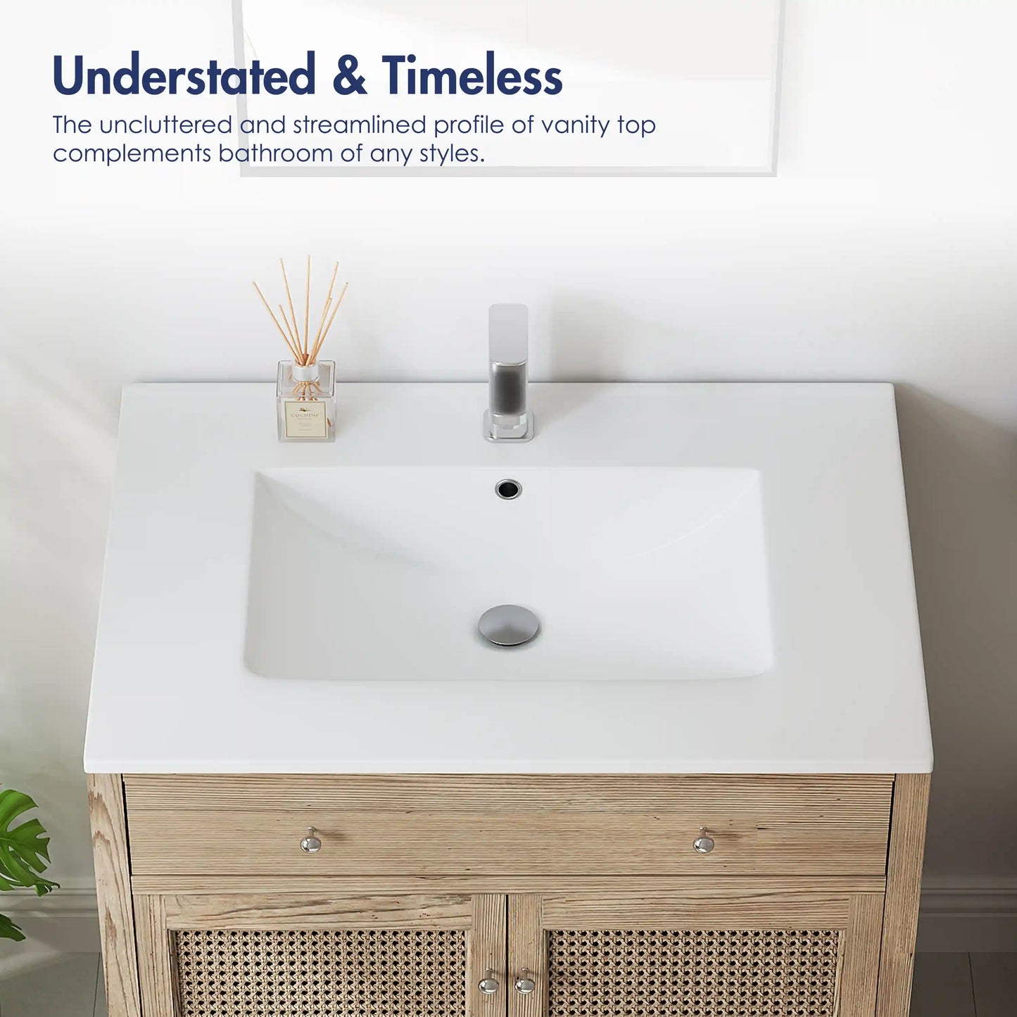 Dayton 31" x 22" White Rectangular Vitreous China Vanity Top Sink ( Sink Only )