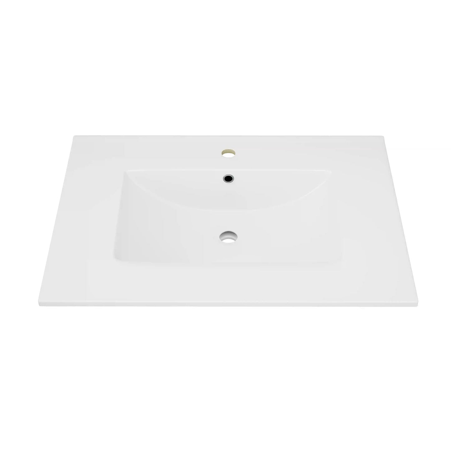 Dayton 31" x 22" White Rectangular Vitreous China Vanity Top Sink ( Sink Only )