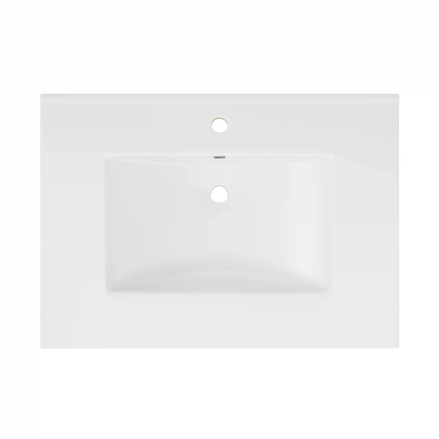 Dayton 31" x 22" White Rectangular Vitreous China Vanity Top Sink ( Sink Only )