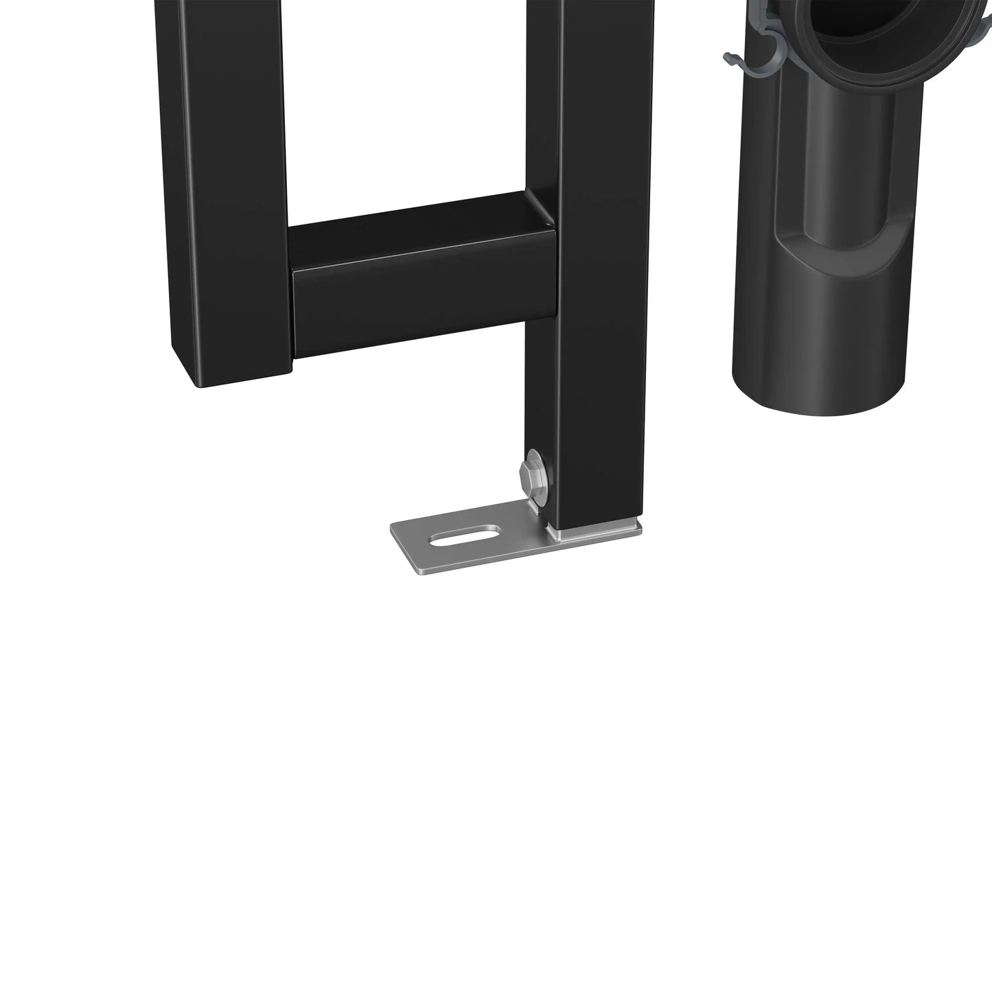 Capri Wall-Hung Rimless Elongated Toilet with In-Wall Tank, Dual Flush 0.8/1.6 GPF