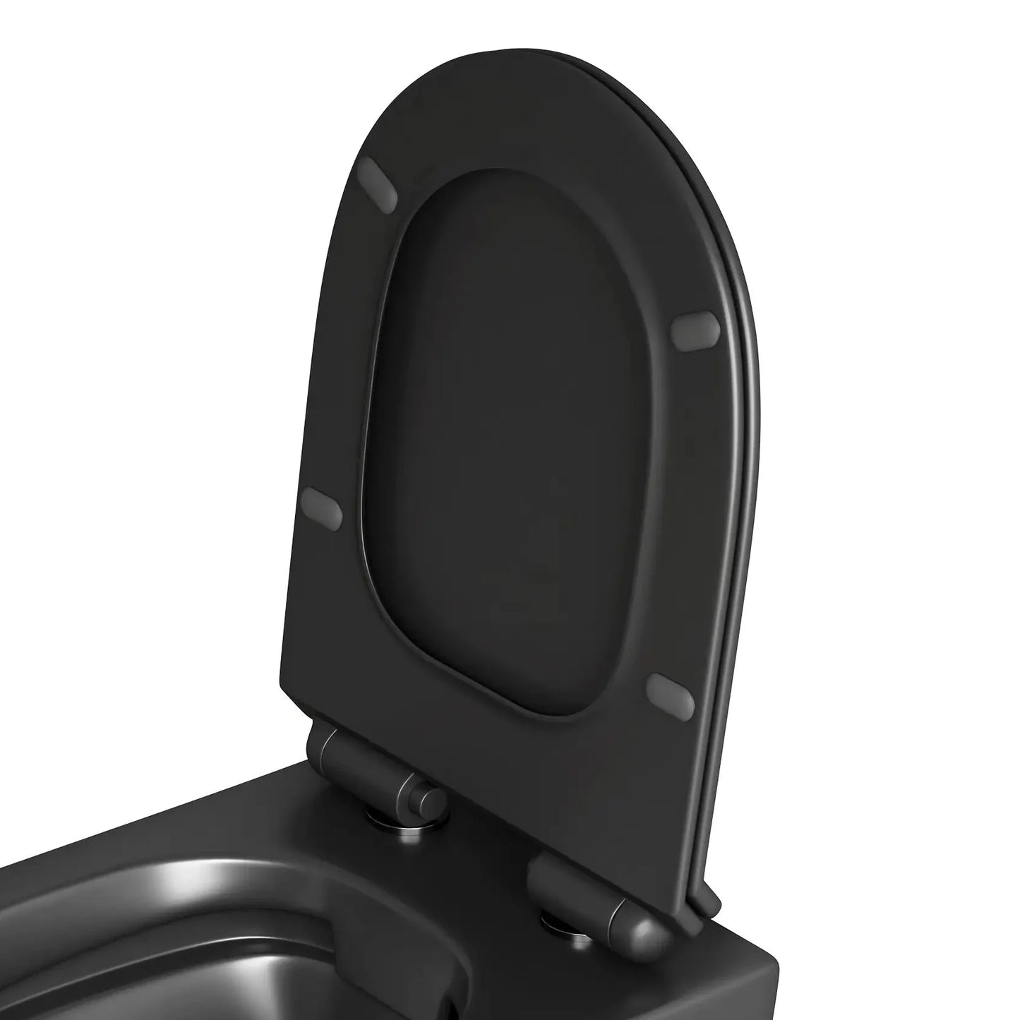 Hampton Wall-hung Elongated Toilet, 0.8/1.6 GPF Dual Flush, Multiple Colors