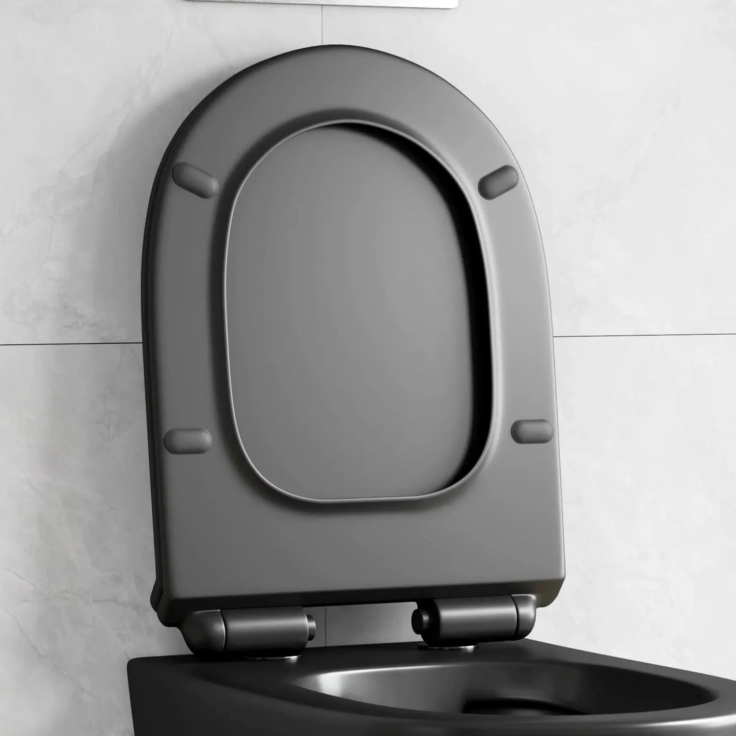 Hampton Wall-Hung Elongated Toilet with In-Wall Tank, Dual Flush 0.8/1.6 GPF