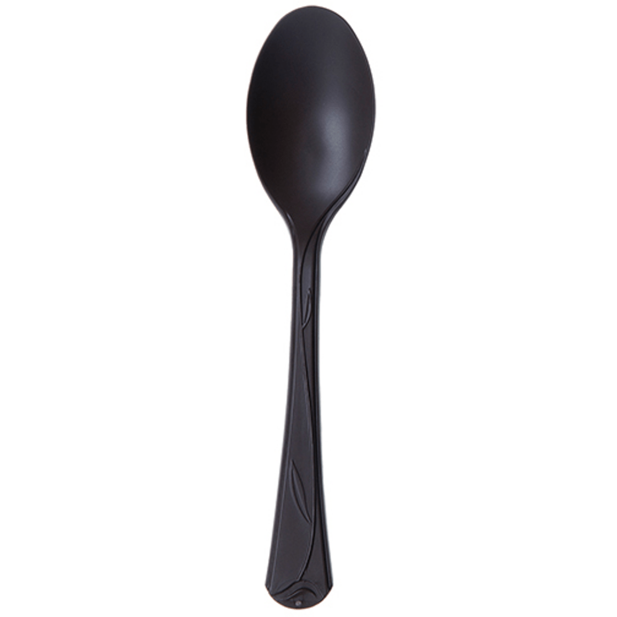 Vine Renewable & Compostable Spoon, 7in, Black (QTY:500)