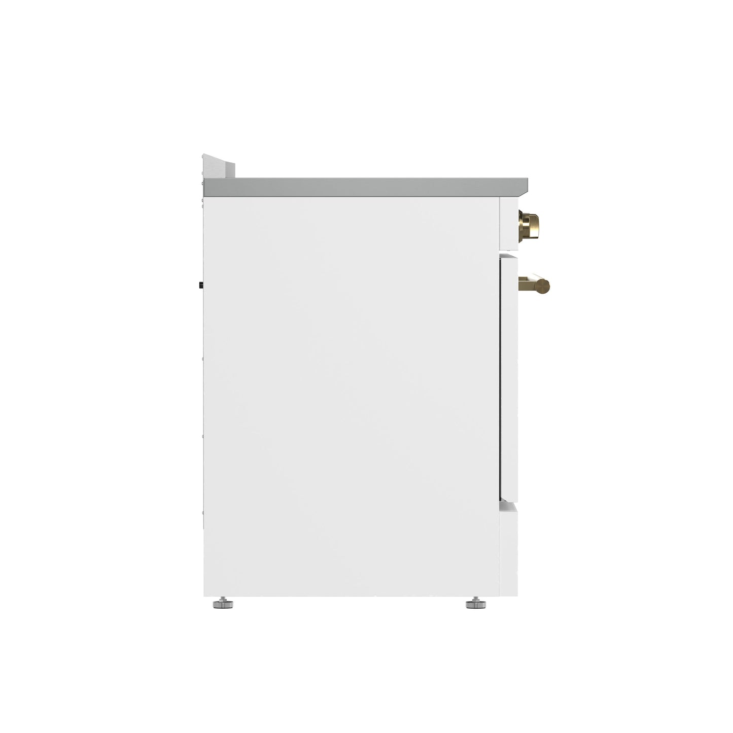 Forno Paolo 30-Inch Freestanding Electric Range, White, 4.38 cu.ft, True Convection Oven, Energy Efficient