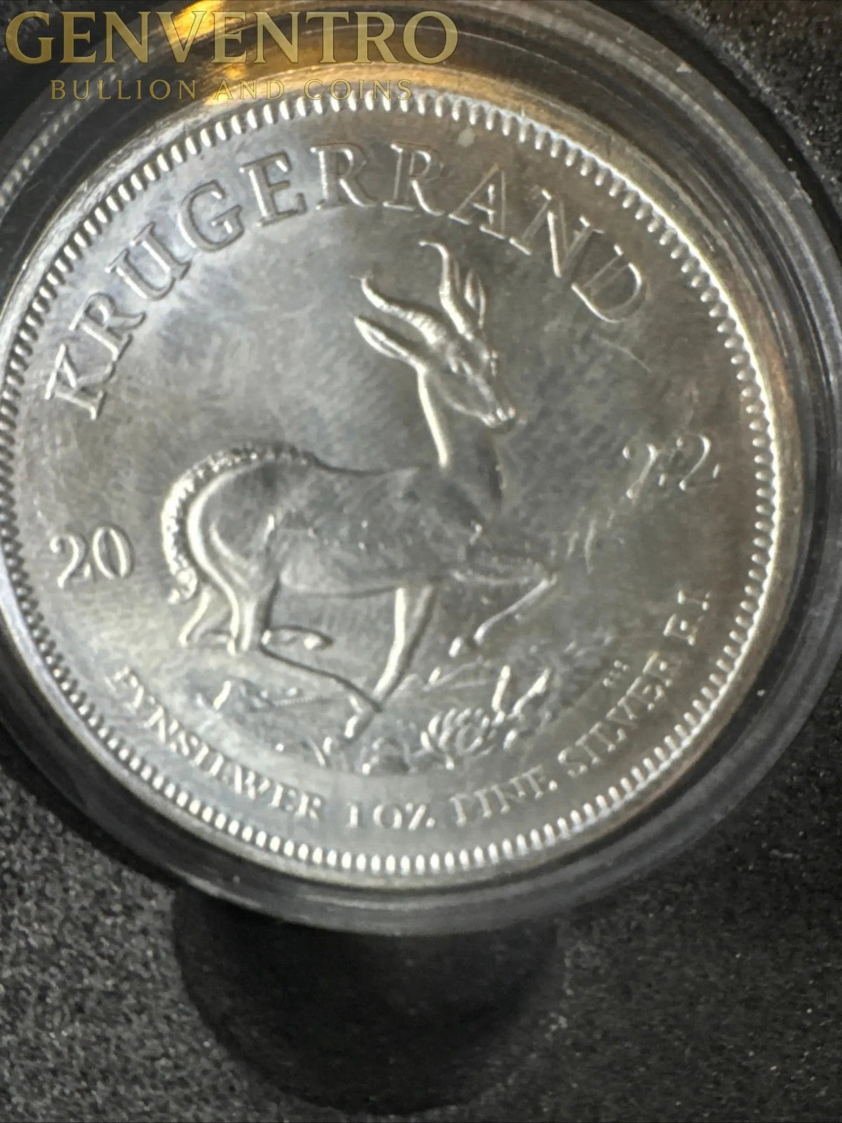 South Africa Krugerrand 1 oz Fine Silver BU