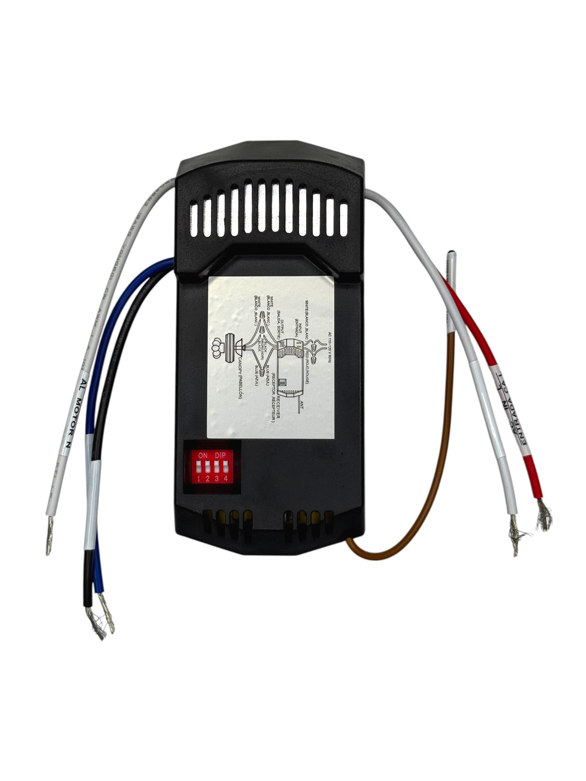Anderic Substitute for Hampton Bay 3-Speed Universal Ceiling Fan Thermostatic Remote Control Kit with LCD Display [CHQ7096TKIT]