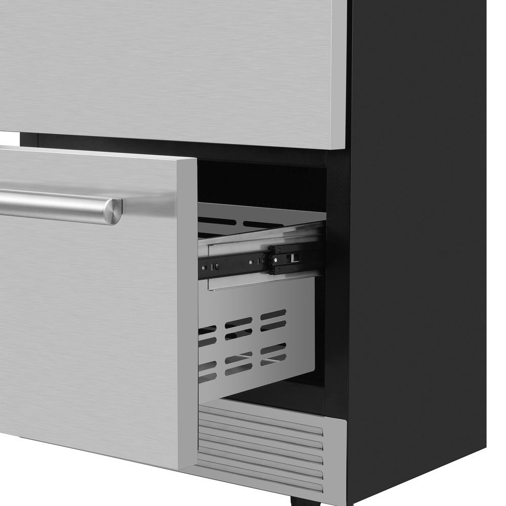 Forno Cosenza 24" Built-In Drawer Freezer with Ice Maker, 4.69 cu.ft.