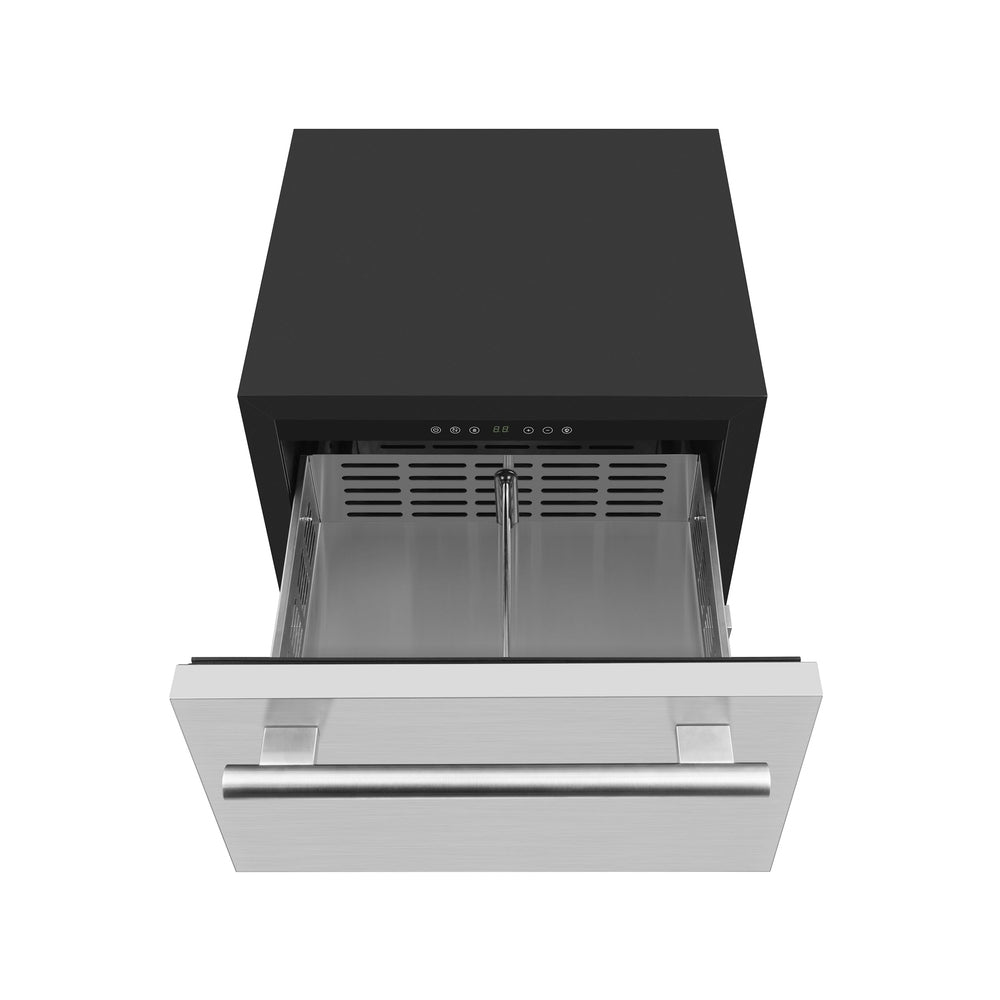 Forno Cosenza 24" Built-In Drawer Freezer with Ice Maker, 4.69 cu.ft.