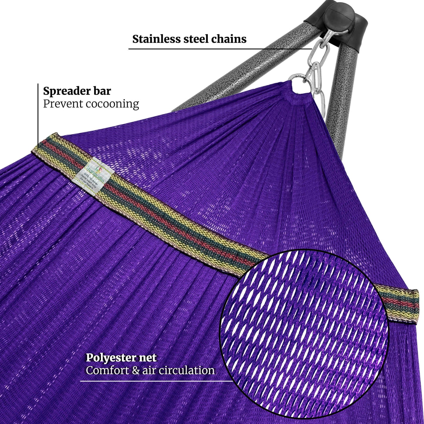Tranquillo Comfort Set Original Hammock Stand for Ultimate Relaxation