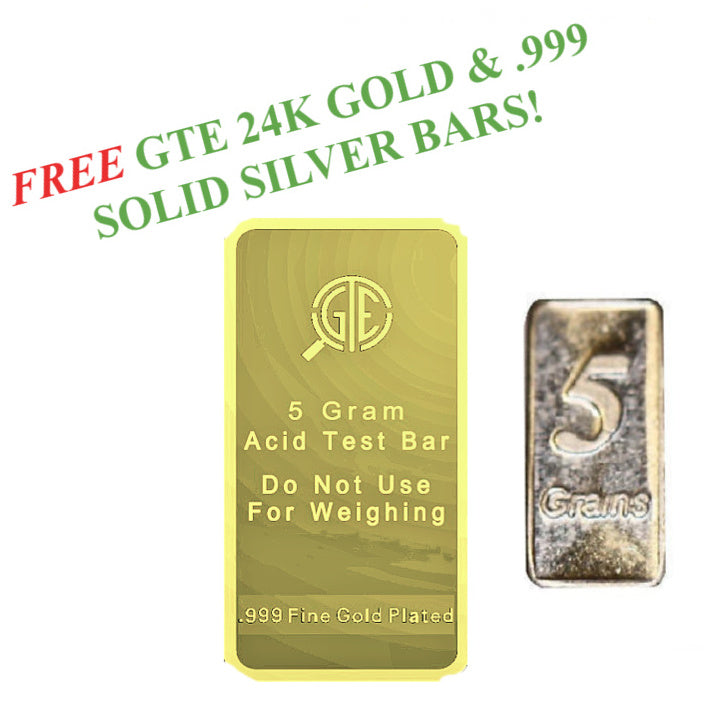 GTE Complete Gold, Silver, & Platinum Jewelry Testing & Appraisal Kit – Professional Grade
