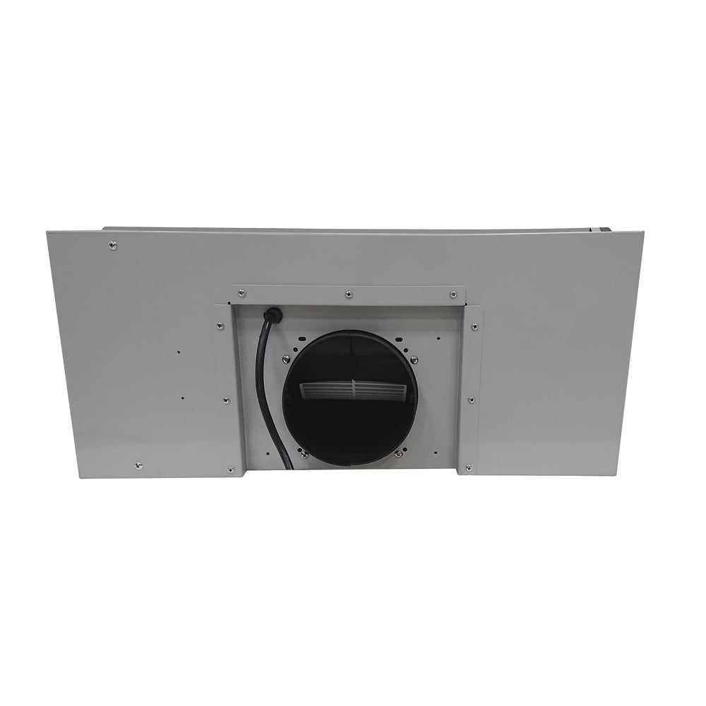 Forno Frassanito 36-Inch Recessed Range Hood, 450 CFM, Stainless Steel Baffle Filters, LED Lighting