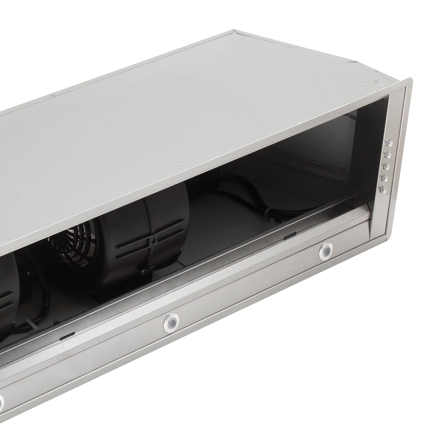 Forno Frassanito 60-Inch Recessed Range Hood, Stainless Steel Baffle Filters, LED Lighting