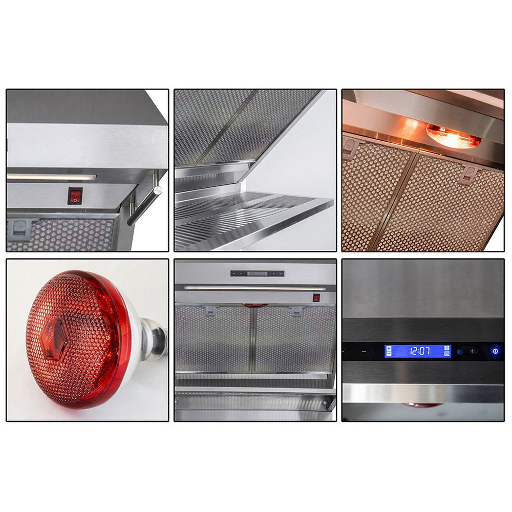 Forno Savona 30-Inch Wall Mount Range Hood, Hybrid Filters, Backsplash Included