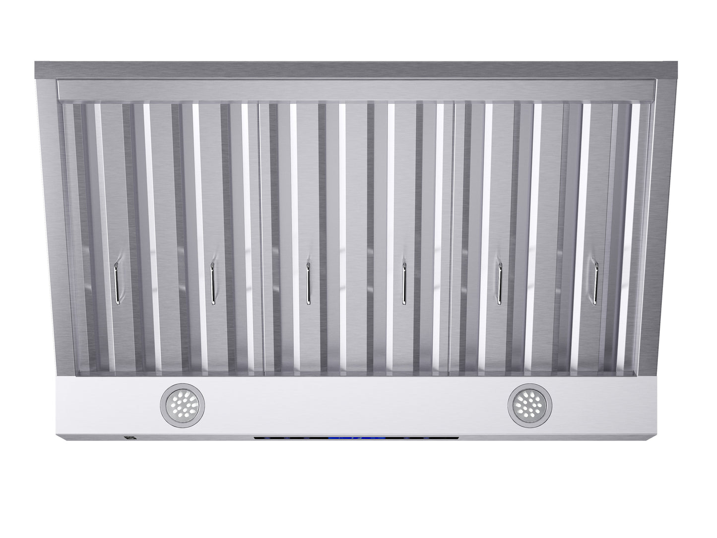 Forno Palazzo 36-Inch Wall Mounted Range Hood, Stainless Steel, Heavy Duty Baffle Filters, Remote Control