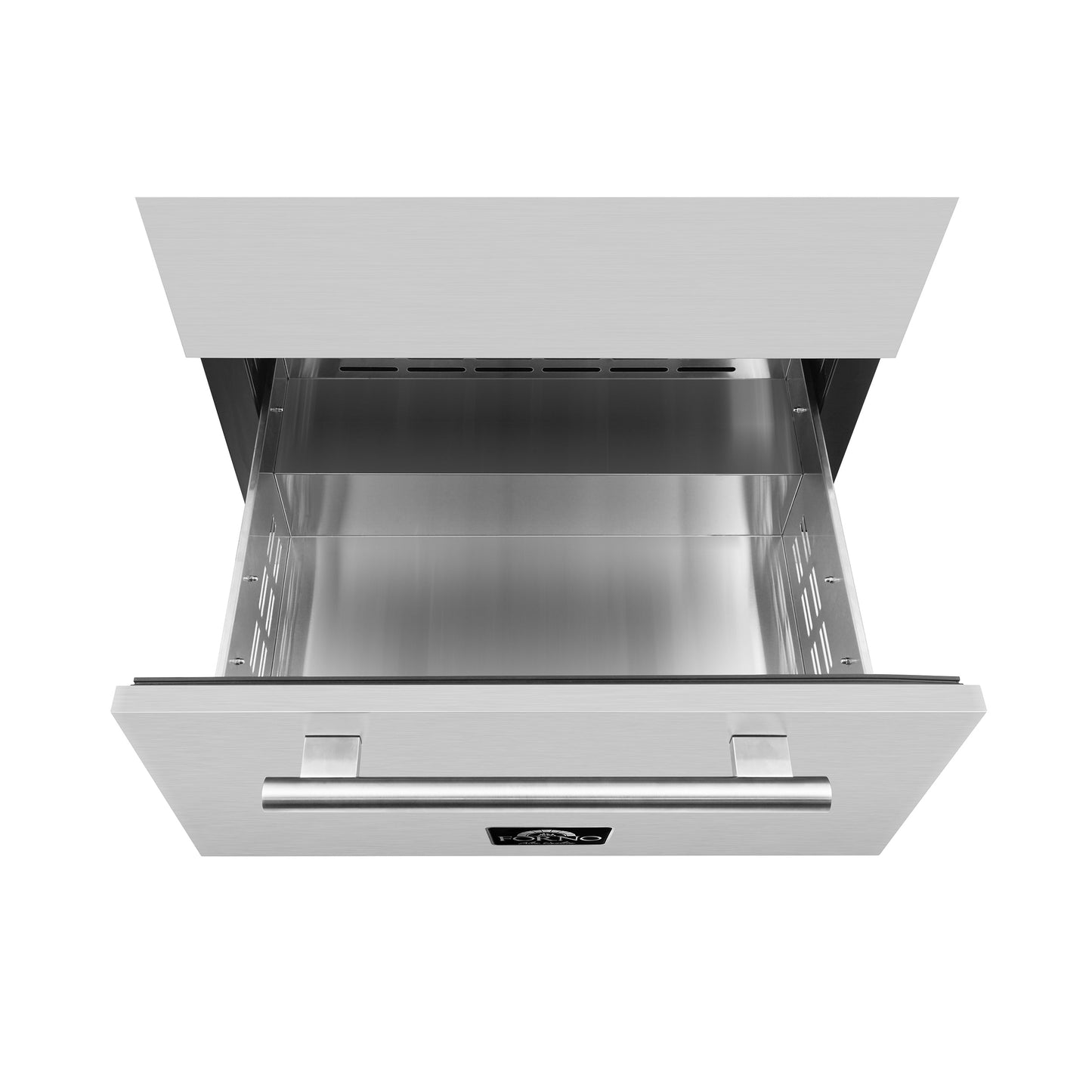 Forno Celano 30-Inch Triple Zone Wine and Beverage Cooler, 21.3 cu.ft, Stainless Steel