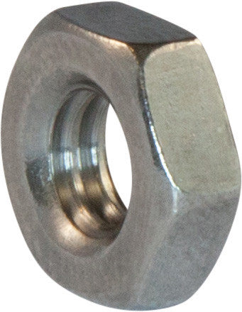 1/2-13 Hex Jam Nut 18-8 Stainless Steel