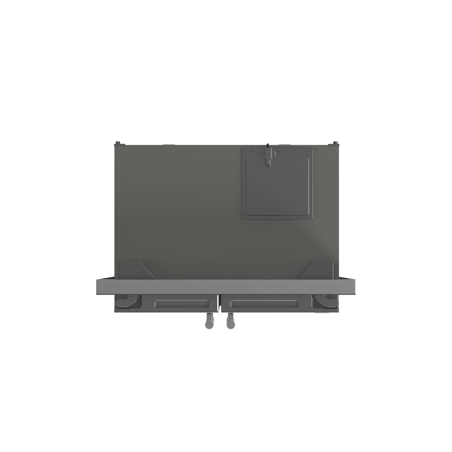 Forno Salerno 37-Inch Built-In Stainless Steel Refrigerator, 15.6 cu.ft, Modern Decorative Grill, ENERGY STAR Certified