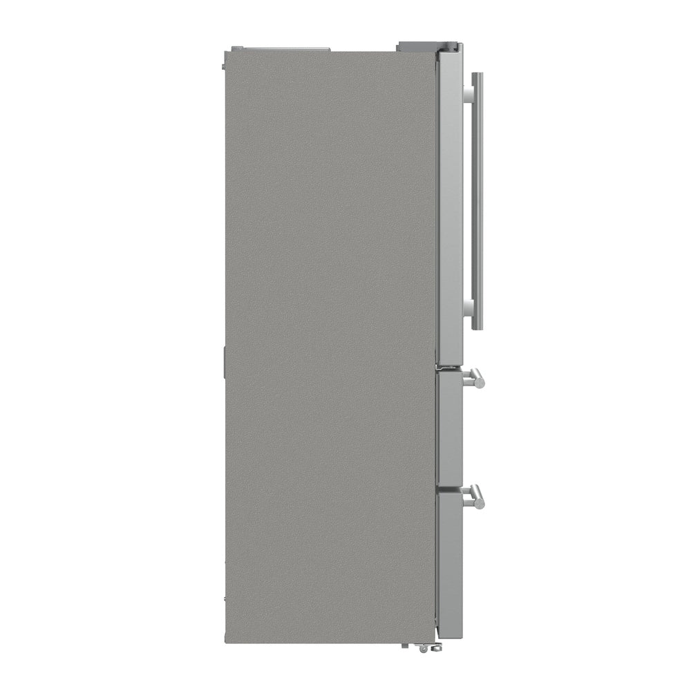 Forno Moena 36-Inch French Door Refrigerator, 19.2 cu.ft, Counter Depth, Ice Maker, Stainless Steel Interior Panel, ENERGY STAR Certified