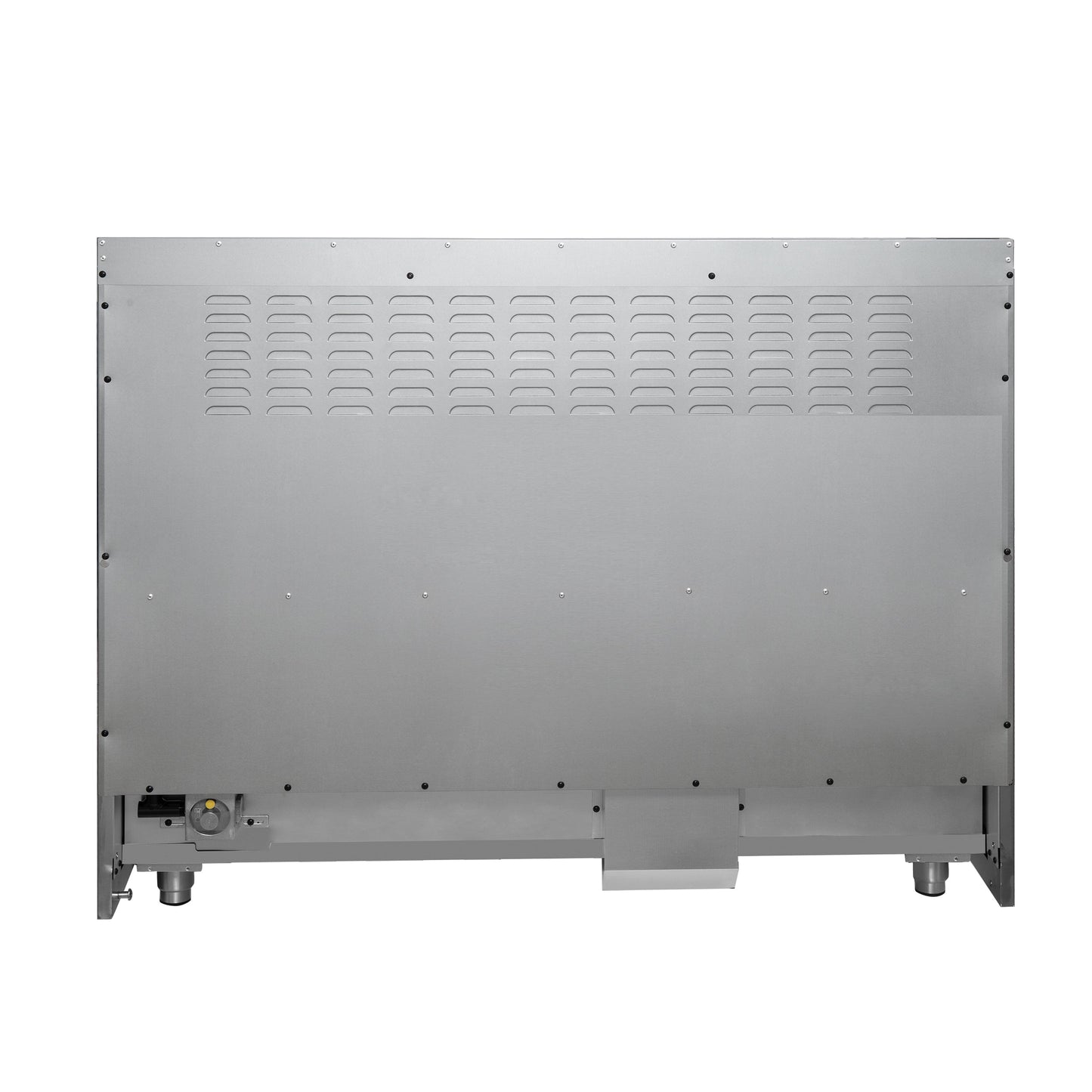 Forno Galiano 48-Inch Freestanding Gas Range, Stainless Steel, 8 Burners, 107,000 BTU, Griddle, Double Ovens, Energy Efficient