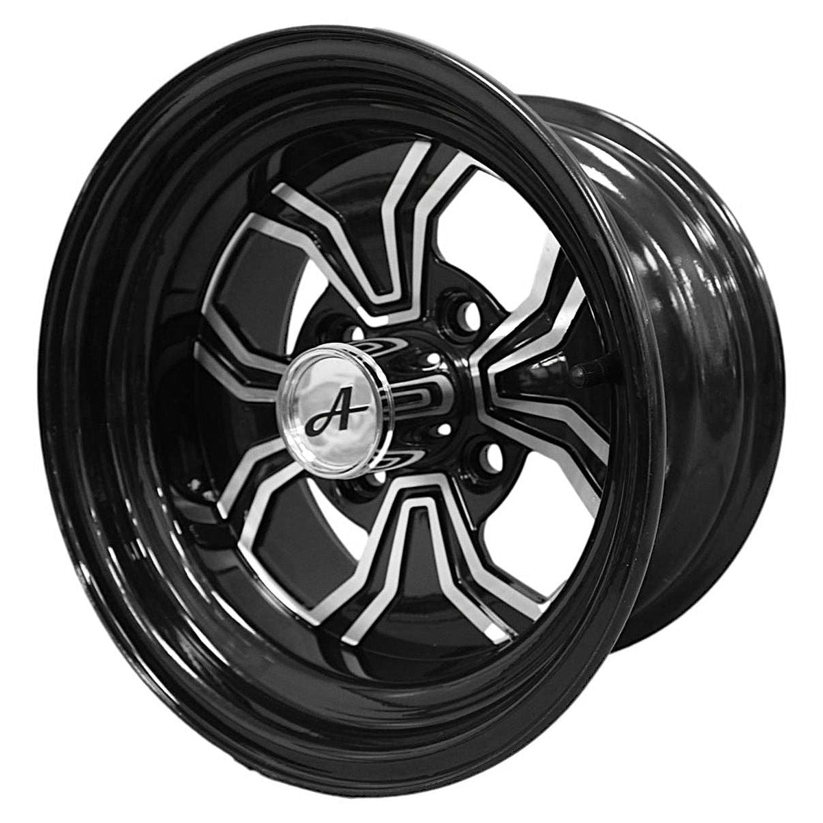 12x7 4@4-2.83-2.76BS Fusion Glossy Black (Set of 4)