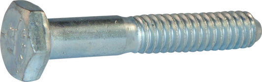 5/16-24 x 1 1/2 Grade 5 Hex Cap Screw Zinc Plated Domestic USA (100)