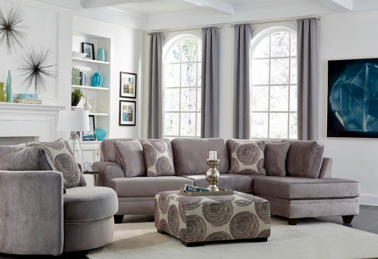 Groovy - Smoky Grey - 2pc Sectional Collection