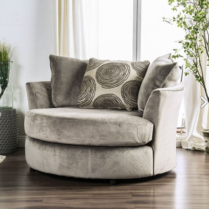 Groovy - Smoky Grey - 2pc Sofa & Love seat Collection