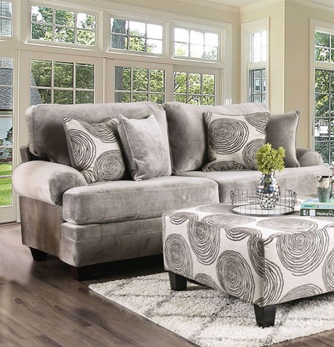 Groovy - Smoky Grey - 2pc Sofa & Love seat Collection