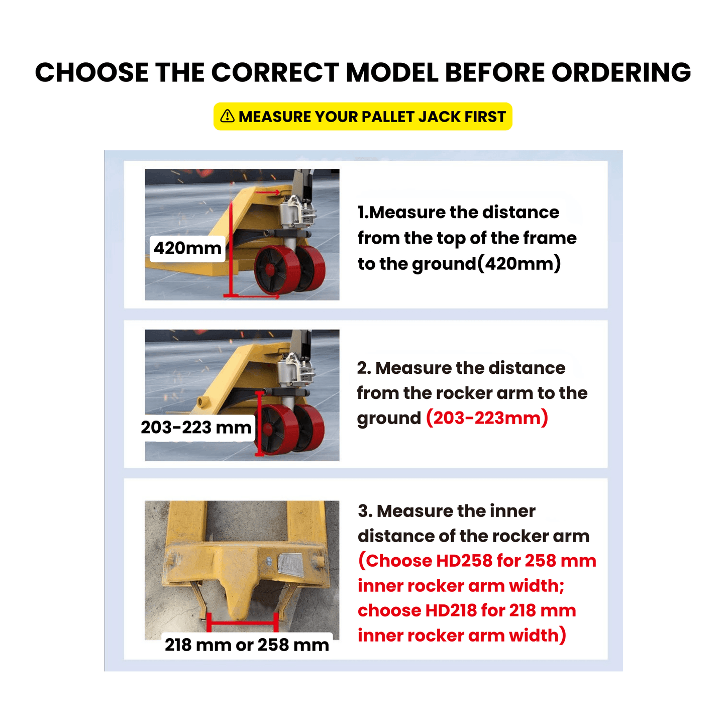 PT4400-HD218 / HD258 Electric Add-On Drive Bar, Lithium Power, Best retrofit upgrade for Manual Pallet Jacks