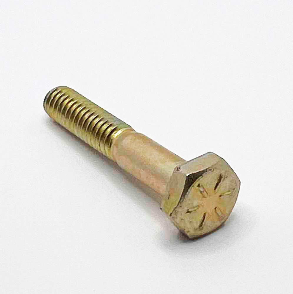 1/4-20 x 1-3/4in UNC Grade 8 Hex Cap Screw Yellow Zinc