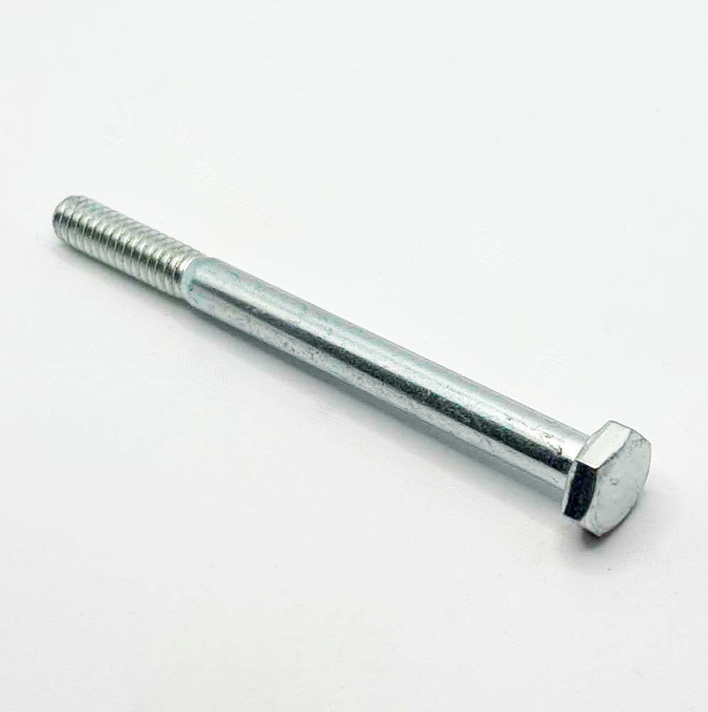 1/4-20 x 3-1/2in UNC Grade 5 Hex Cap Screw Clear Zinc