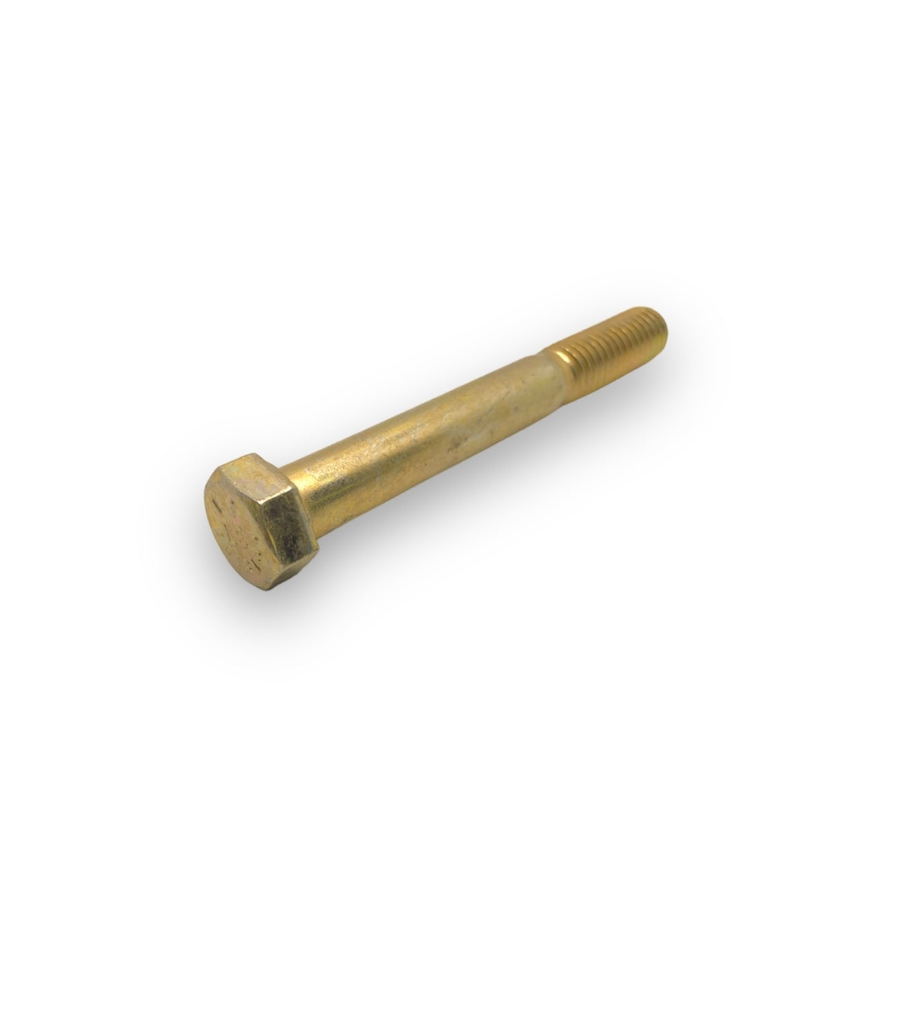 7/16-14 x 3-1/2in UNC Grade 8 Hex Cap Screw Yellow Zinc