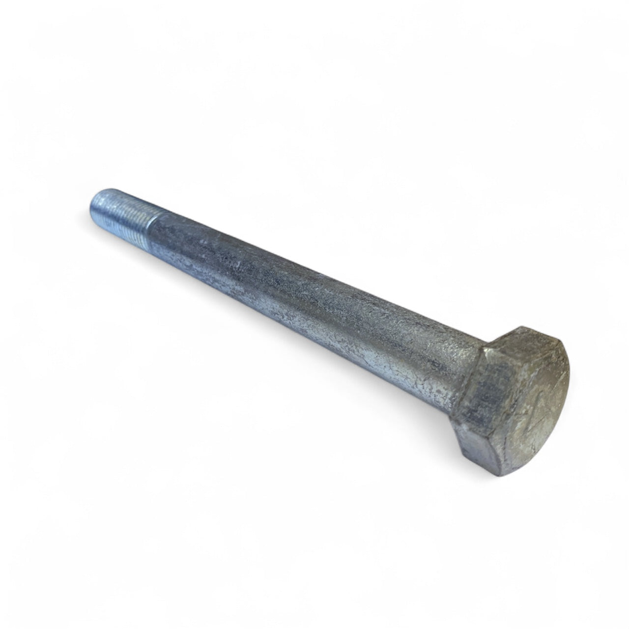 7/8-9 x 8in UNC Grade 5 Hex Cap Screw Clear Zinc