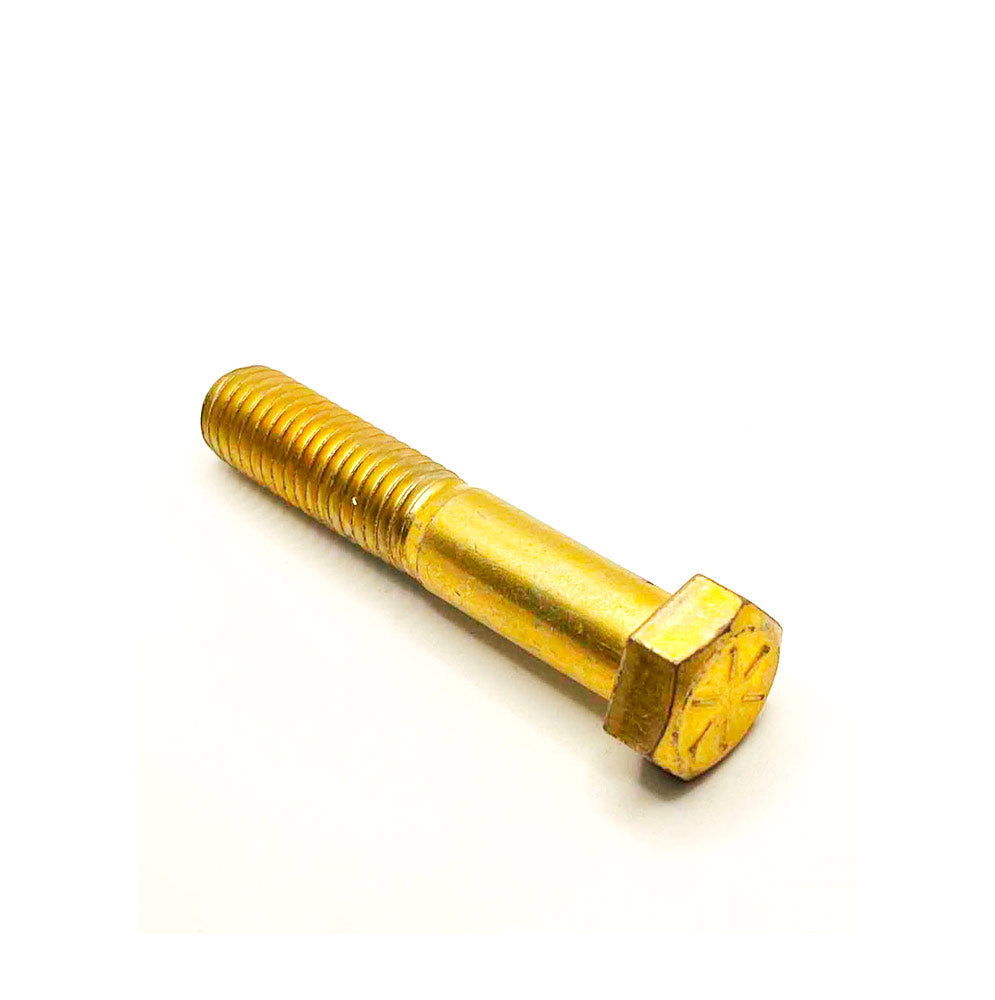 9/6-12 x 3in UNC Grade 8 Hex Cap Screw Yellow Zinc