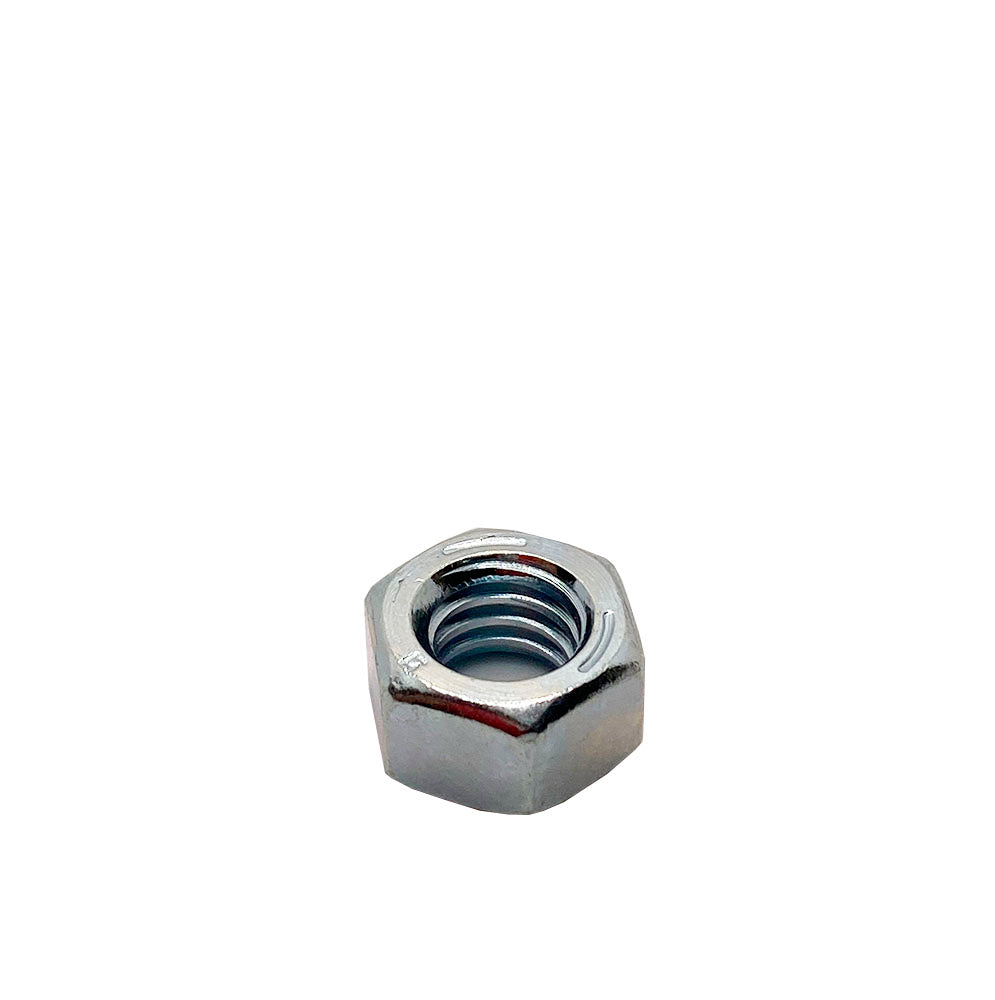 5/16-18in UNC Grade 5 Hex Nut Clear Zinc