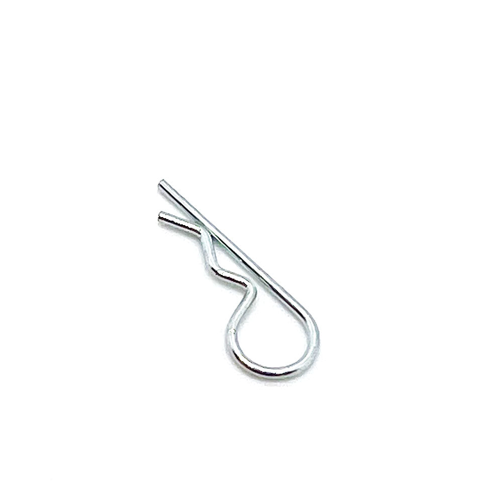 #1 Hair Pin Cotter Clear Zinc