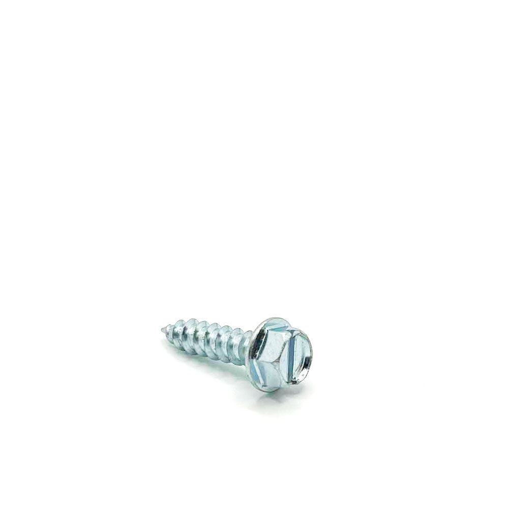 #14 x 1in Slotted Hex Washer Tapping Screw