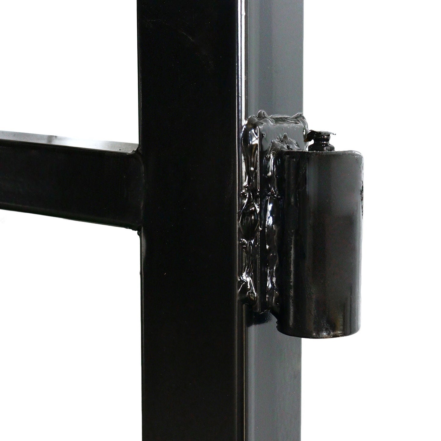 14x8 ft Steel Dual Swing Driveway Gate with Horse Pattern