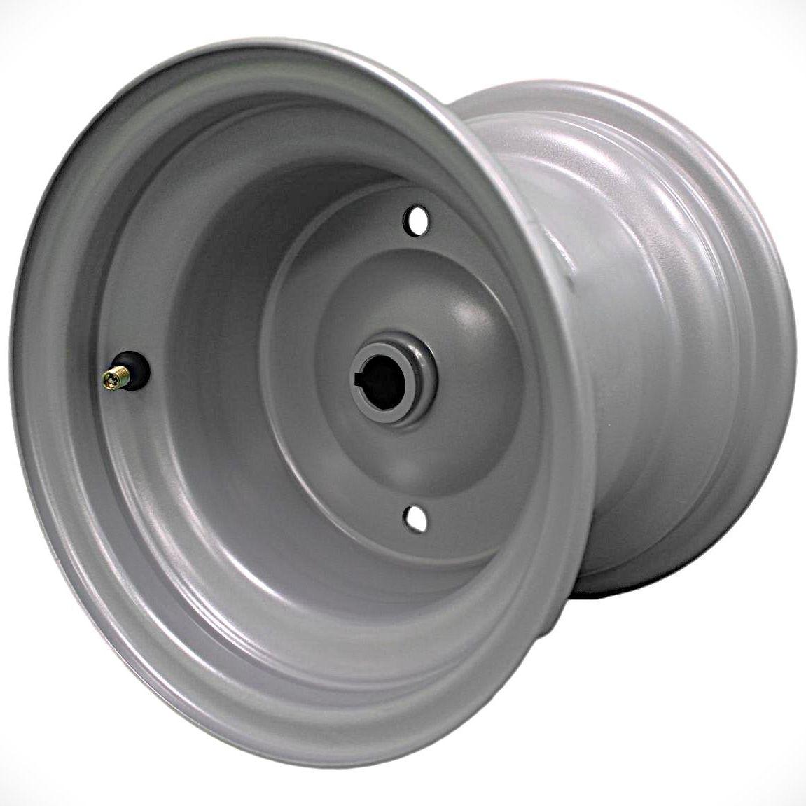 Antego 8x7 Silver Keyed-Hub Lawn Mower Wheel, Single