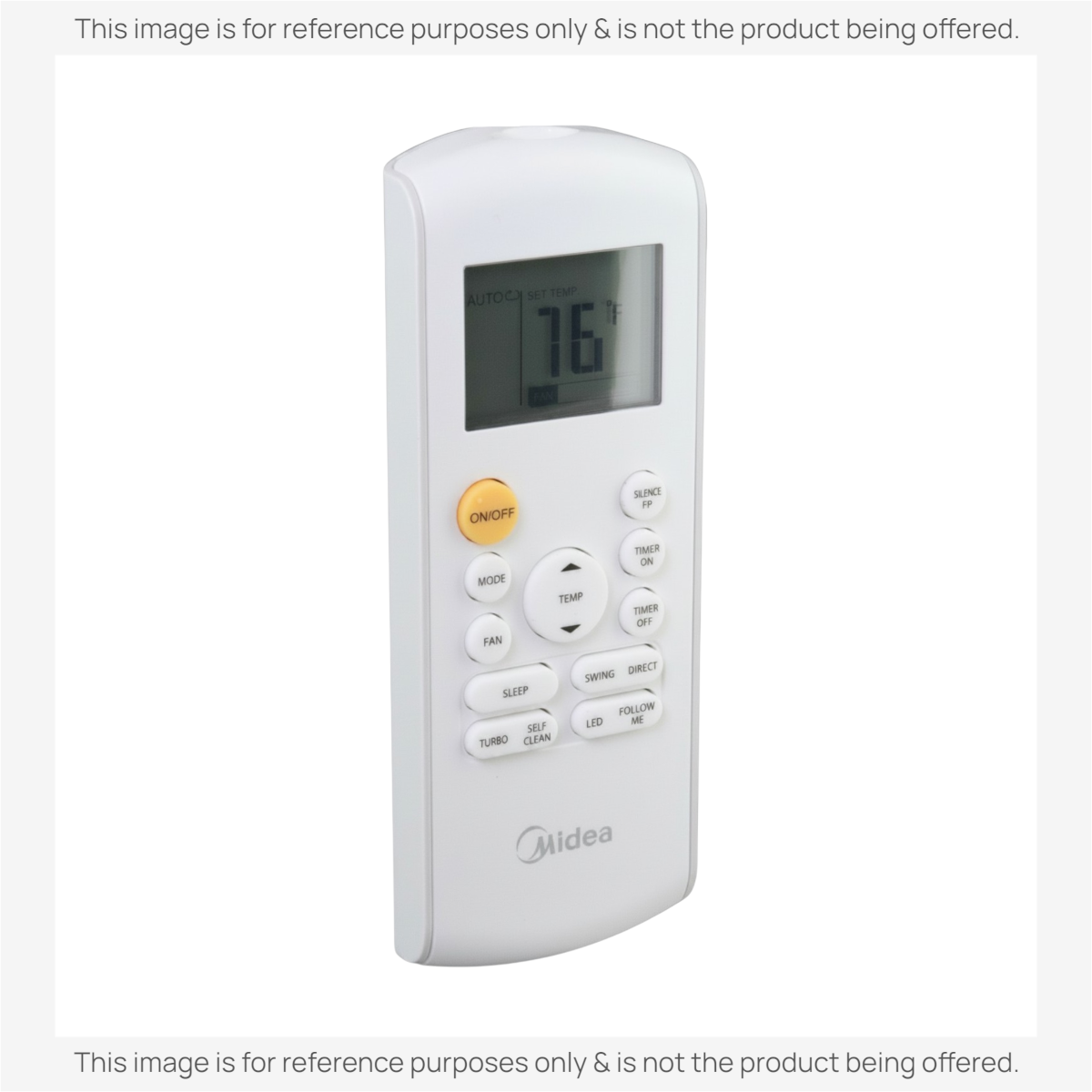 Anderic Substitute for Midea RG57A6/BGEF Mini Split Air Conditioner Remote Control | LCD Temp Control | - 17317000A06740 [KTN828]