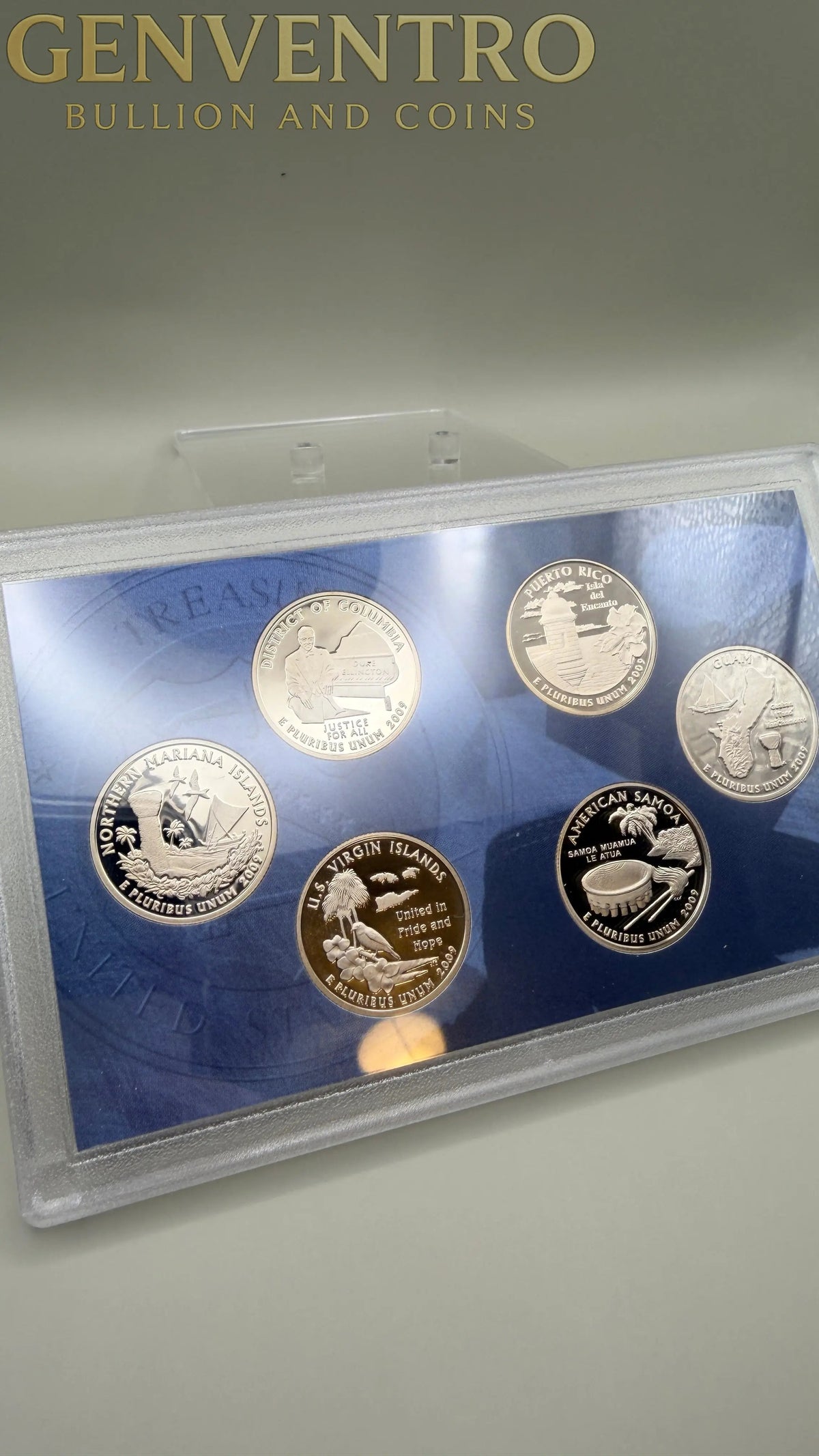 2009 Uncirculated Quarter Mint Proof Set Gem