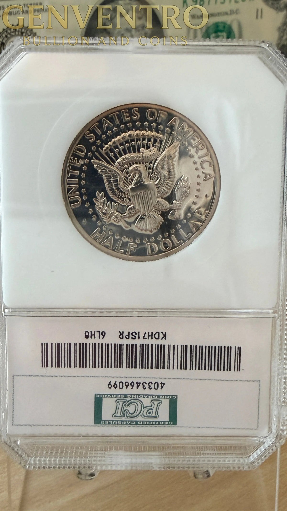 1971-S Kennedy Half Dollar Proof PCI PR67