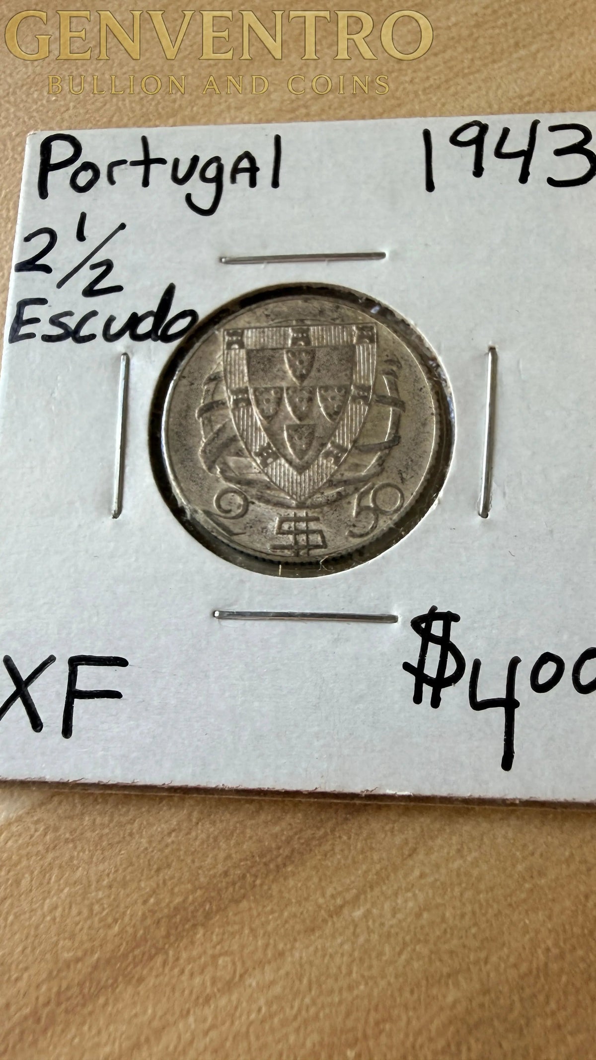 1964 Portugal 2$50 Centavos XF