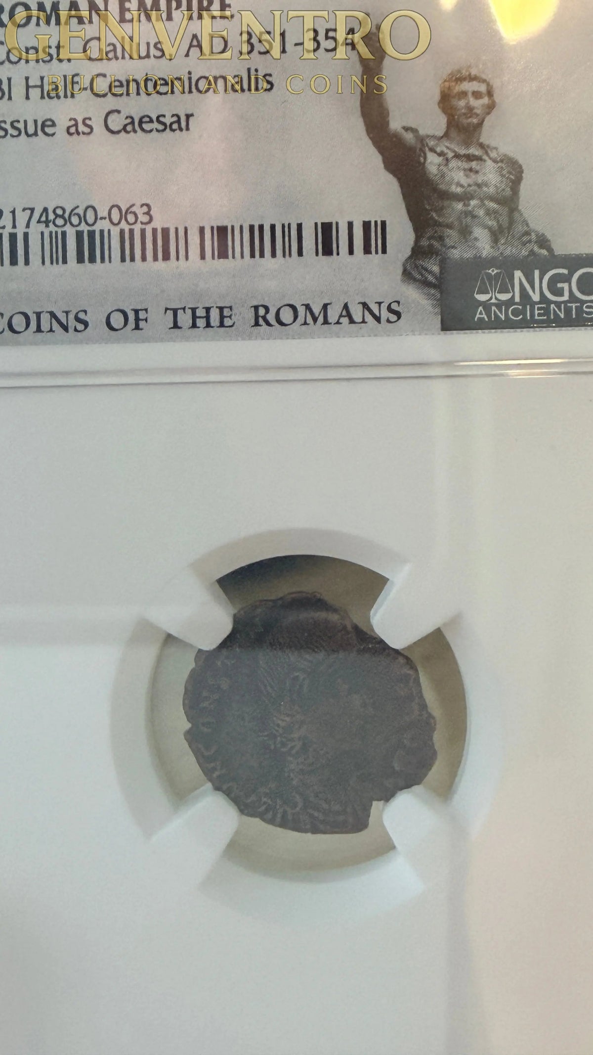AD 351-354 Roman Empire Const. Gallus BI Half Issue as Cesar