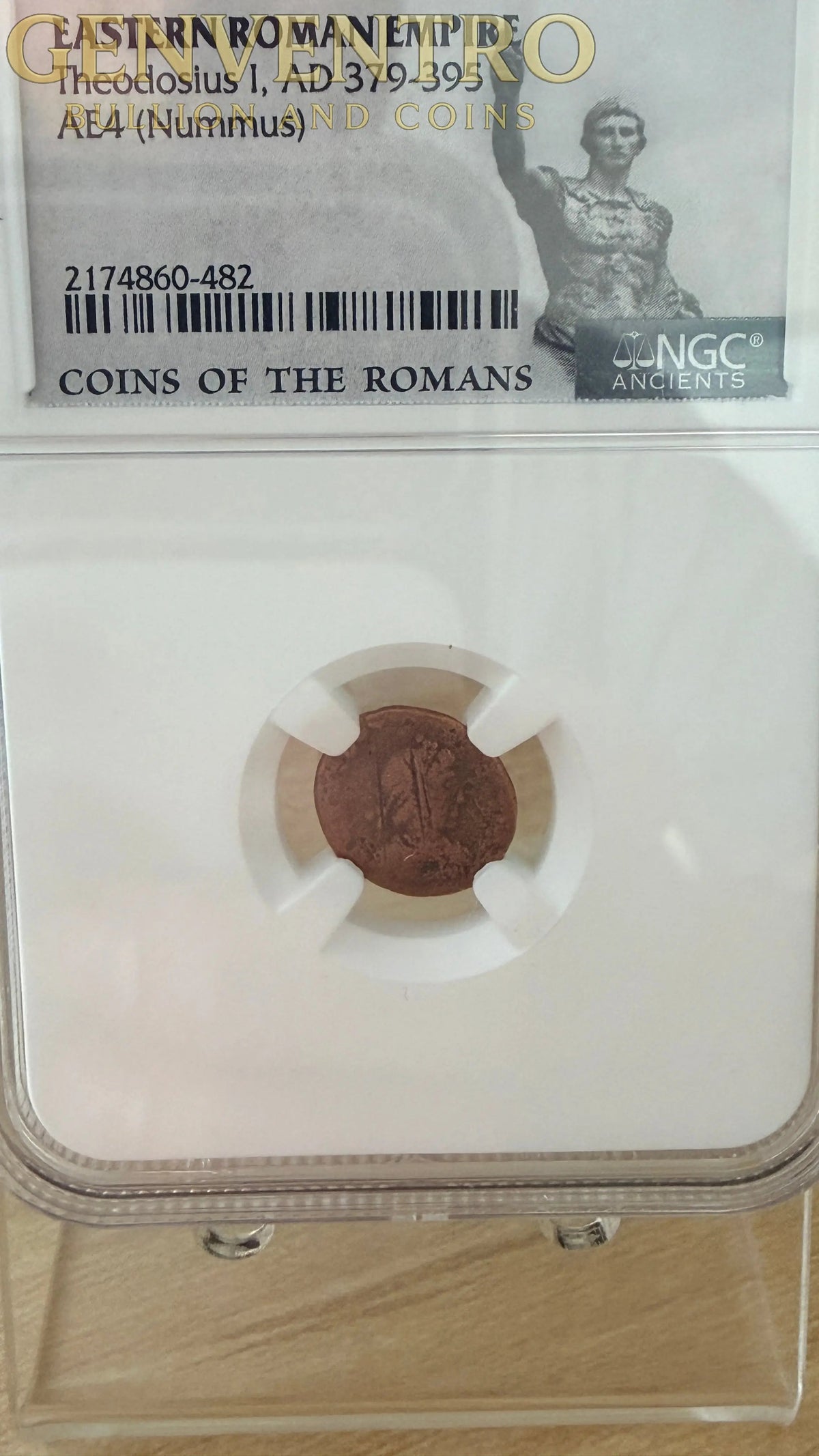 AD 379-395 Eastern Roman Empire Theodosius AE4