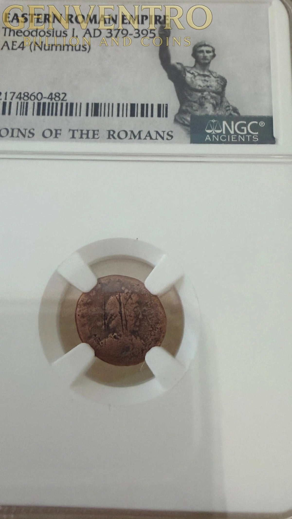 AD 379-395 Eastern Roman Empire Theodosius AE4