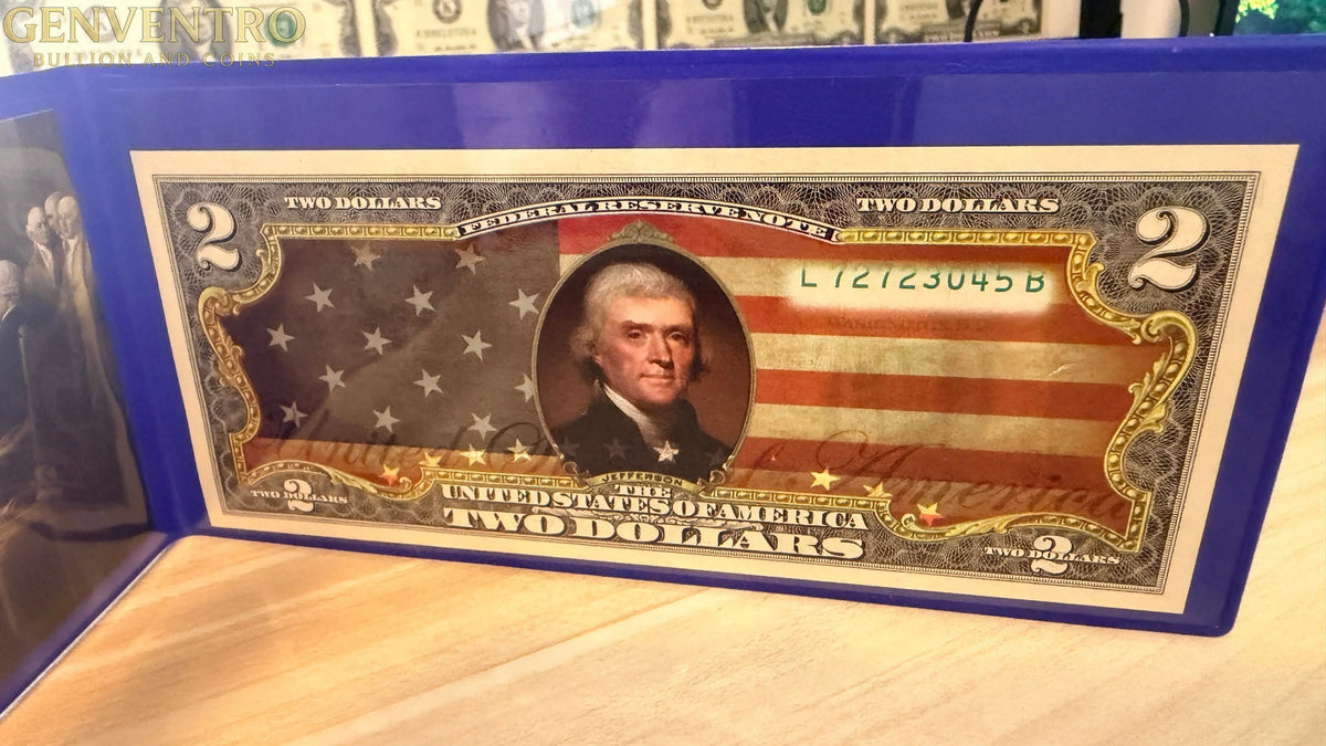 Star-Spangled Banner $2 Commemorative Legal Tender Bank Note - Uncirculated and Crisp!