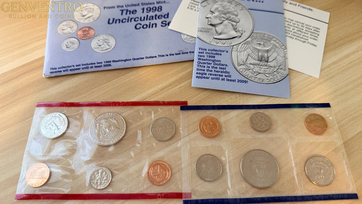 1998 US Uncirculated Proof Set in Original Mint Packaging