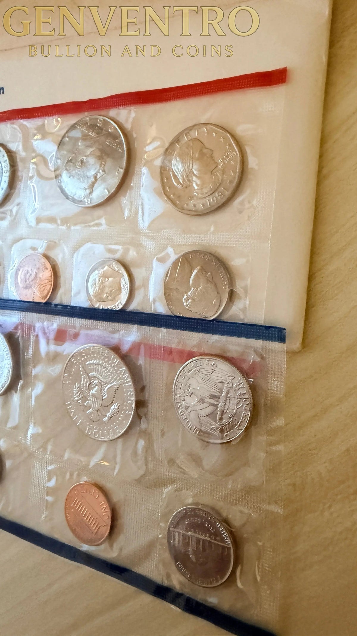 1981 P&D Uncirculated US Coin Set in Original Mint Packaging